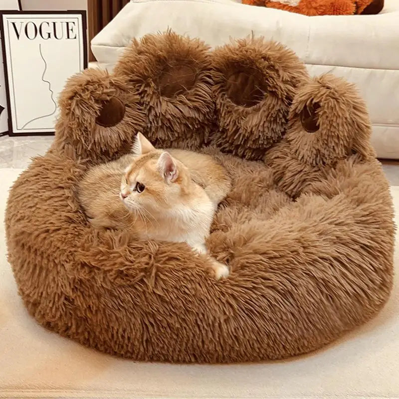 Calming Paw Shape Bed