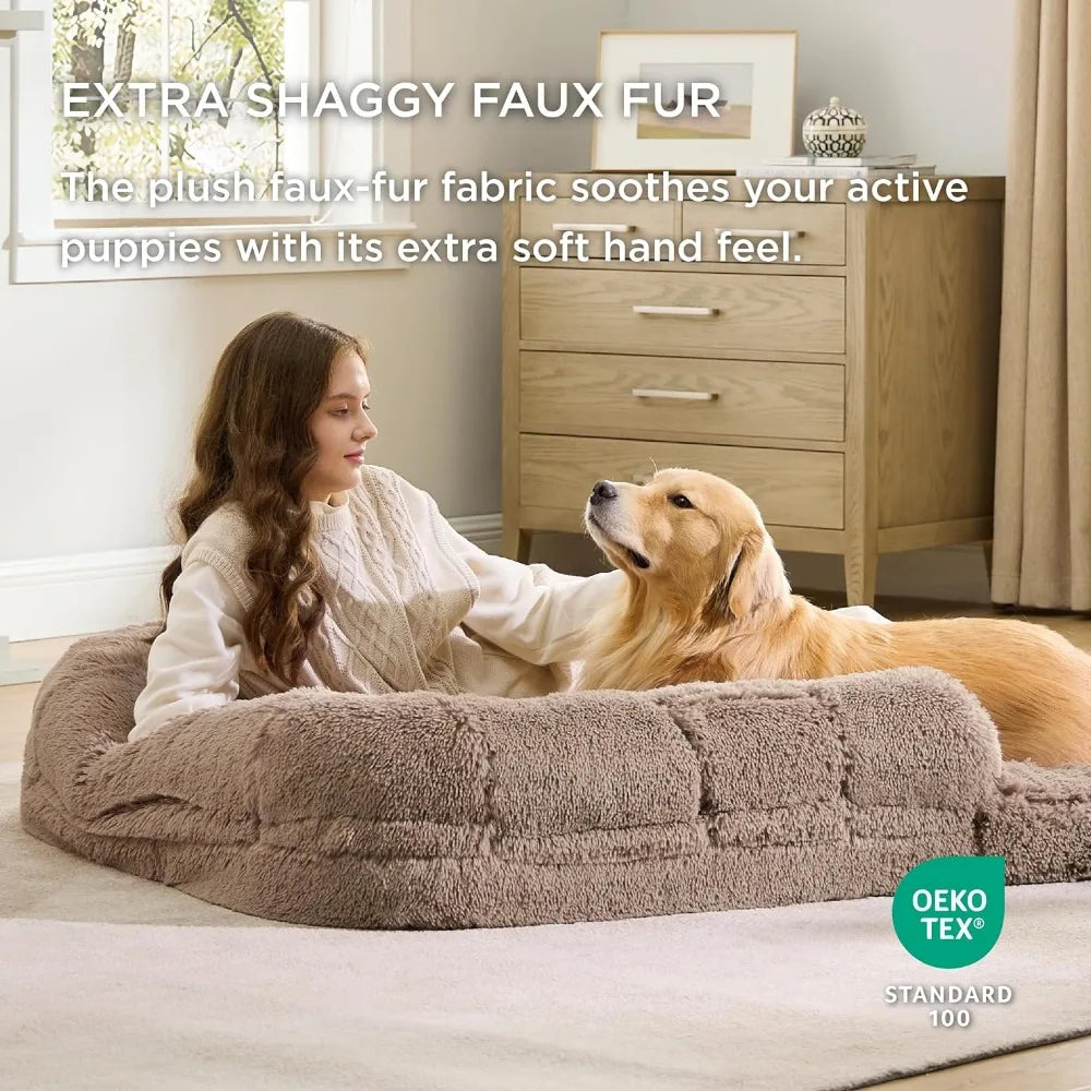 Calming Human Size Giant Dog Bed