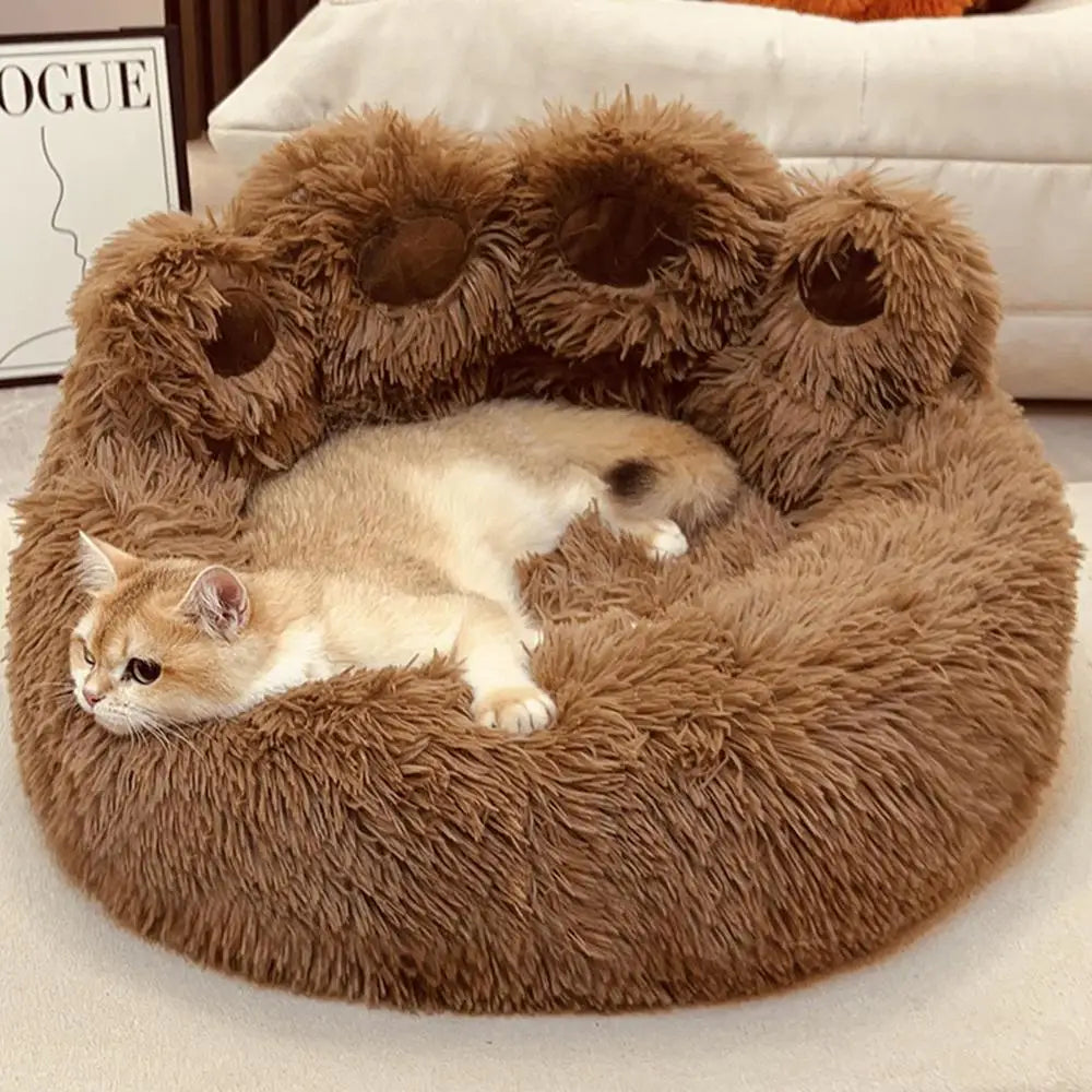 Calming Paw Shape Bed