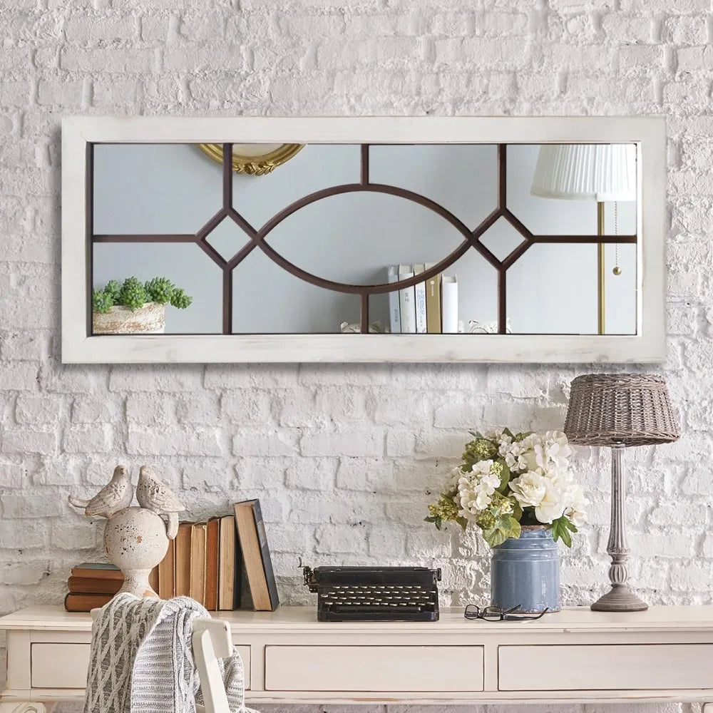 Large Rustic Farmhouse Mirror