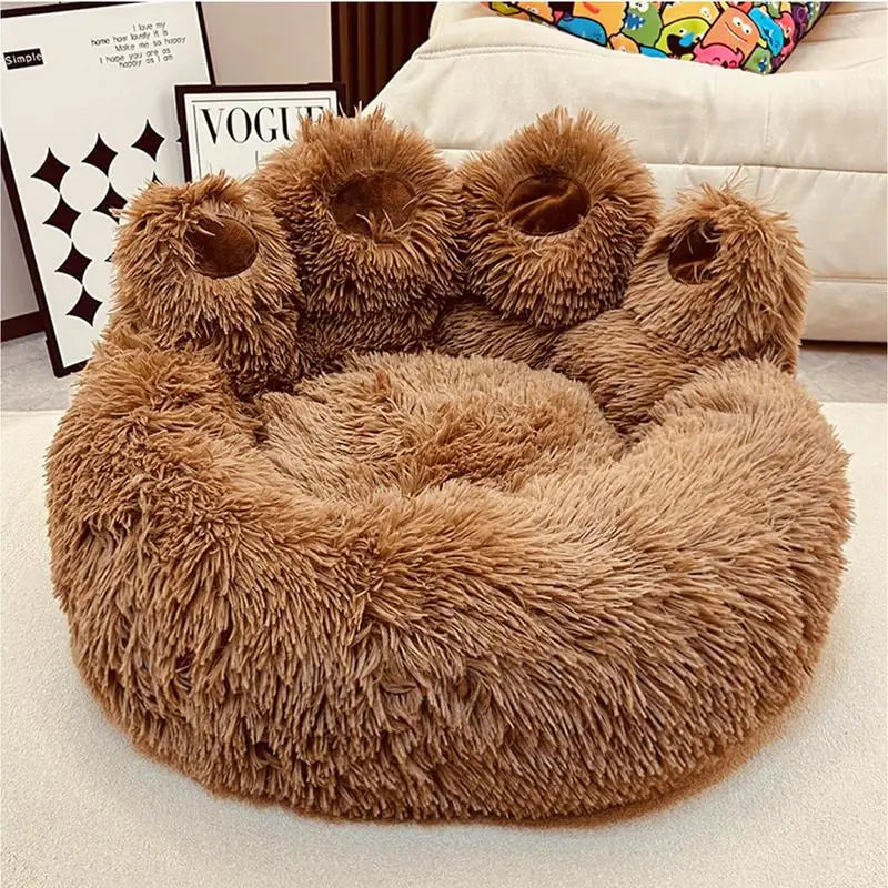 Calming Paw Shape Bed