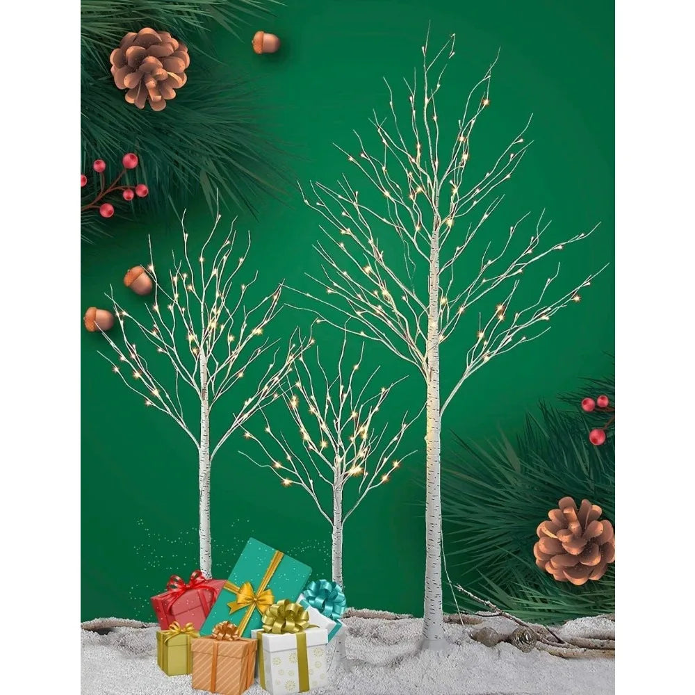 Birch Tree, for Home,Pack of 3