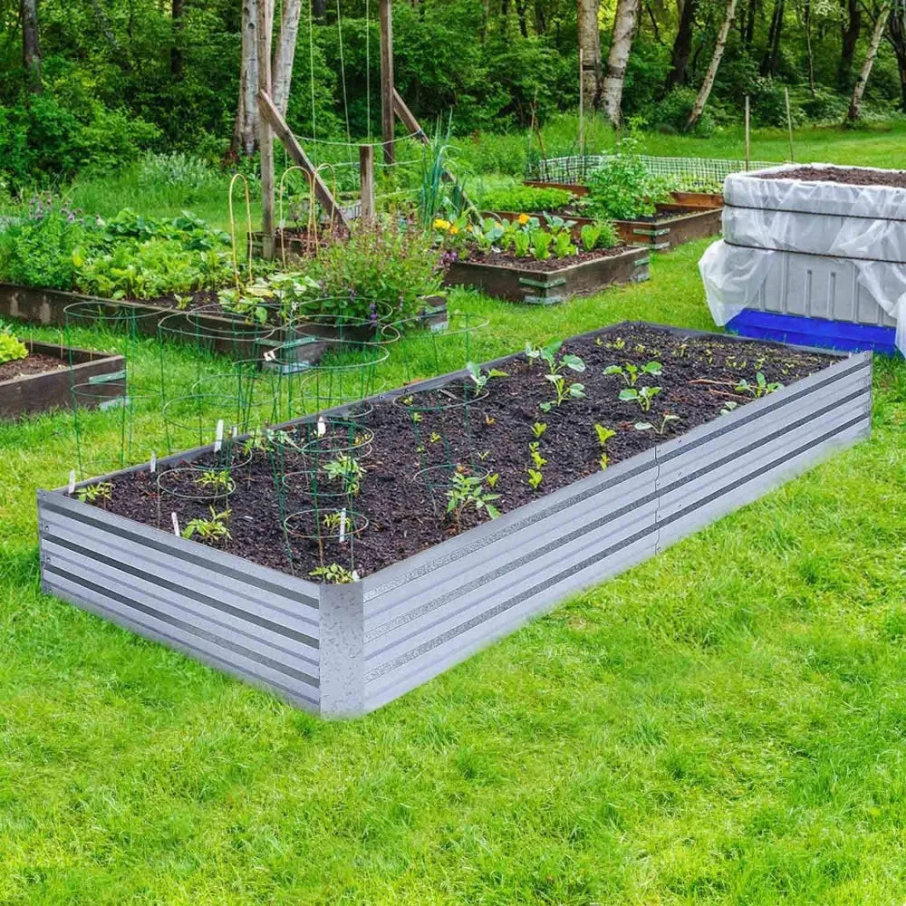 Galvanized Raised Garden Beds for Vegetables and Herbs - Charlie's Cozy Corner