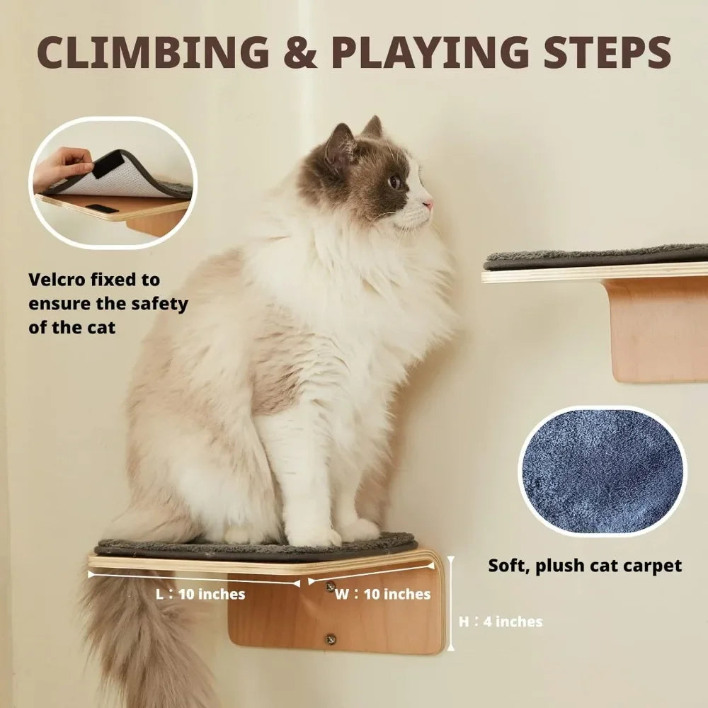 Wave Cat Shelves and Perches Cat Furniture for Sleeping, Playing, Climbing, and Lounging