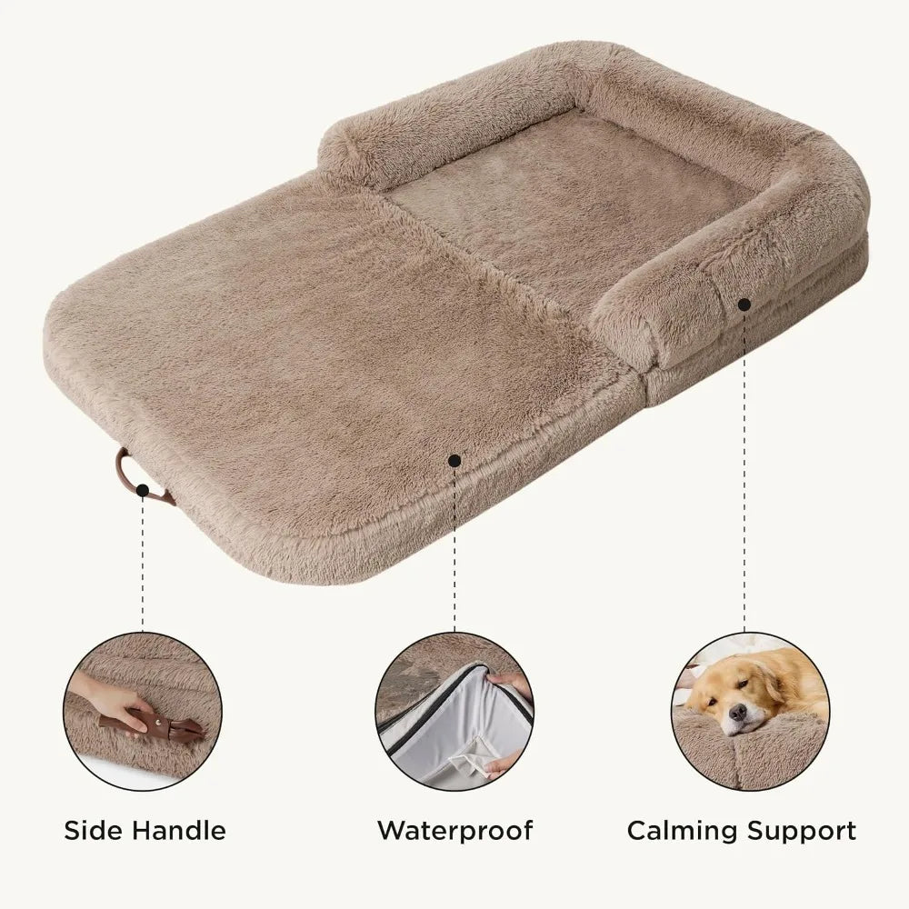 Calming Human Size Giant Dog Bed